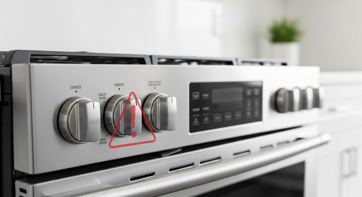 An LG electric range, an example of a recalled appliance in Canada
