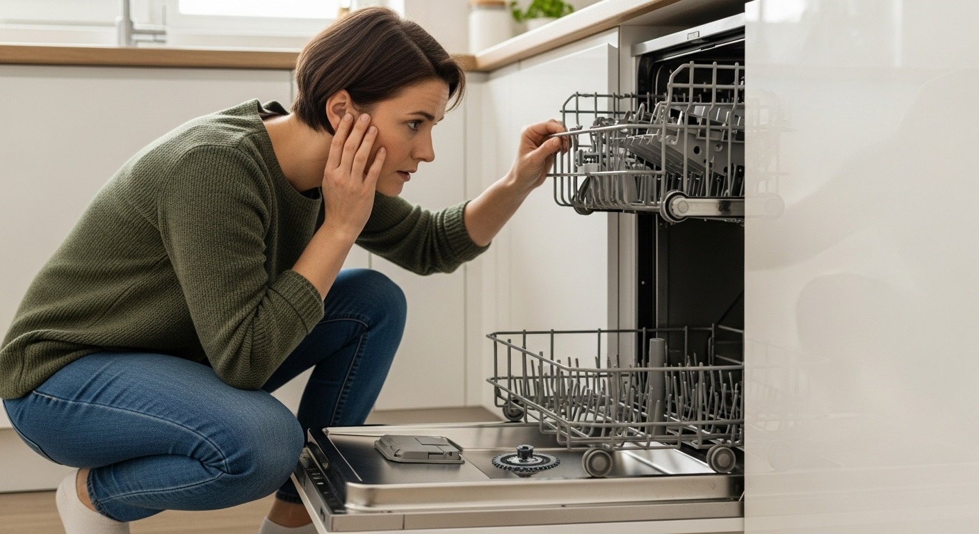 Icons showing warning signs of a dying appliance, including unusual noises, leaks, and high energy bills