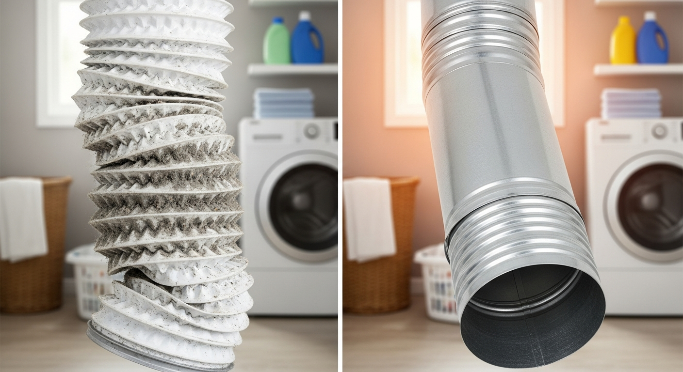 Dryer vent ventilation fire hazard prevention