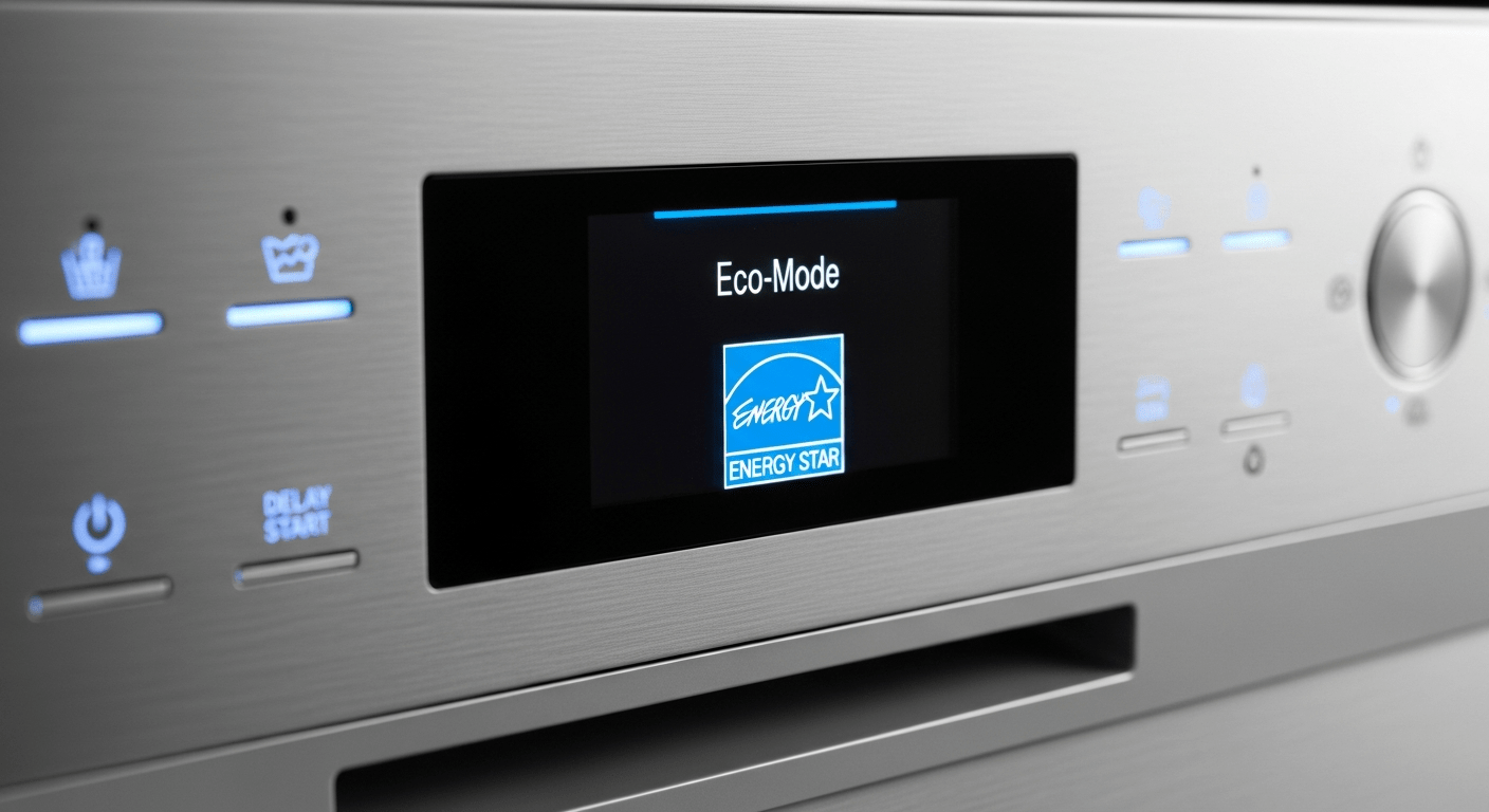 Energy Star efficient modern appliance display